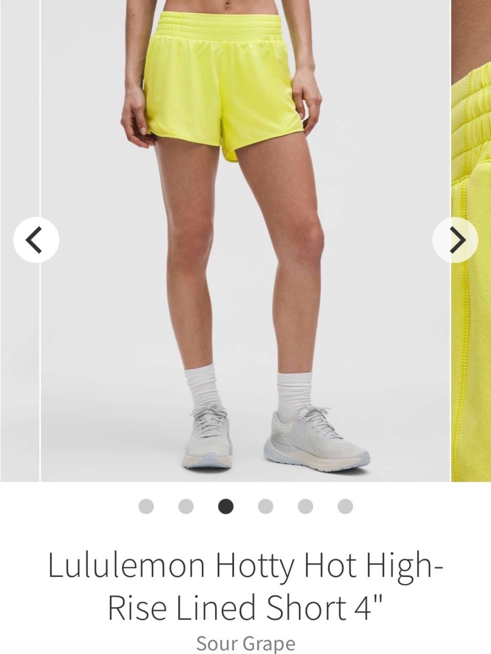 Lululemon Hotty Hot High Rise 4”